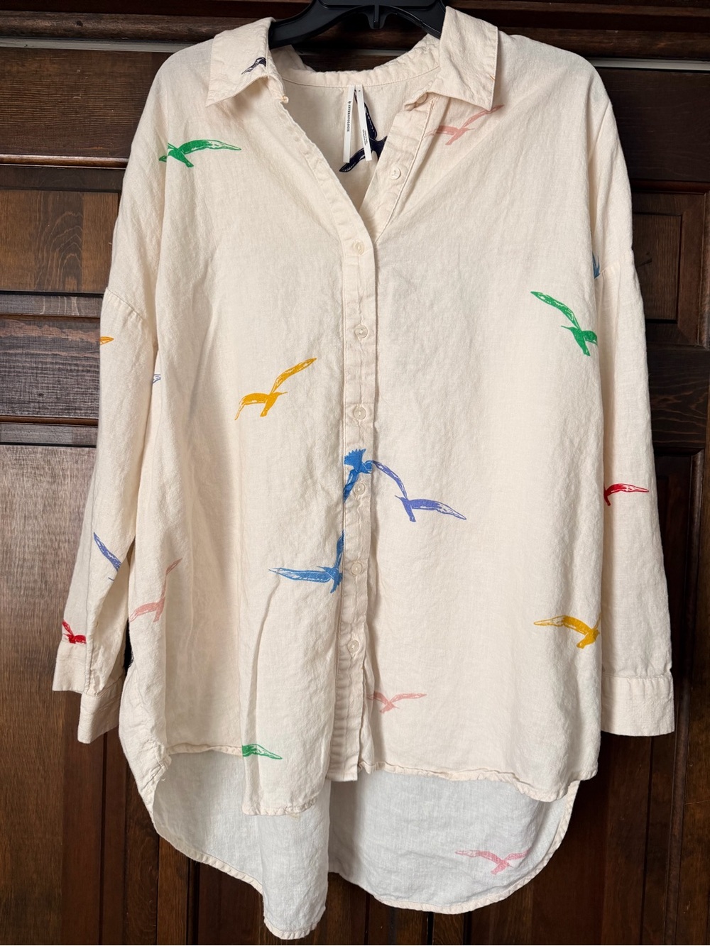 Anthropologie Linen button down shirt - Picture 2 of 5